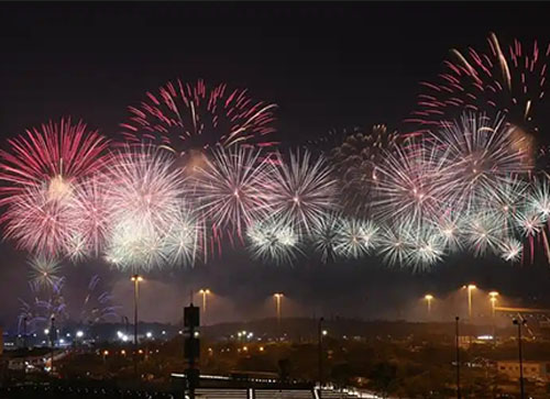 西丰县焰火晚会